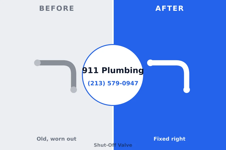 Before and after: plumbing company La Grange, NC